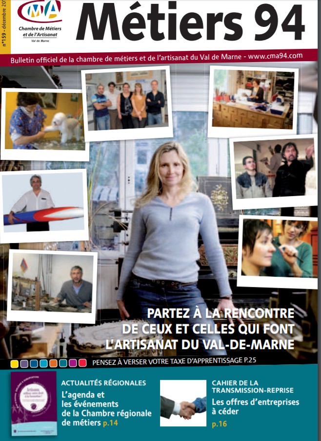 Article Chambre des Métiers et de l’Artisanat Janvier 2013