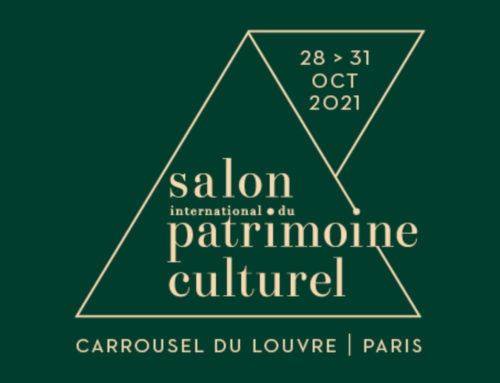 Retrouvez moi au salon du patrimoine culturel du 28 au 31 Octobre 2021